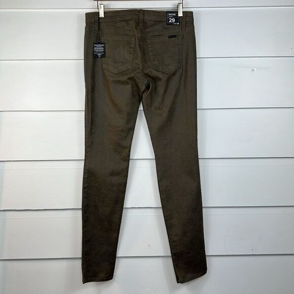NWT Joe’s Jeans Coated Denim Mid-Rise Skinny in Montana Size 29 - Picture 7 of 14
